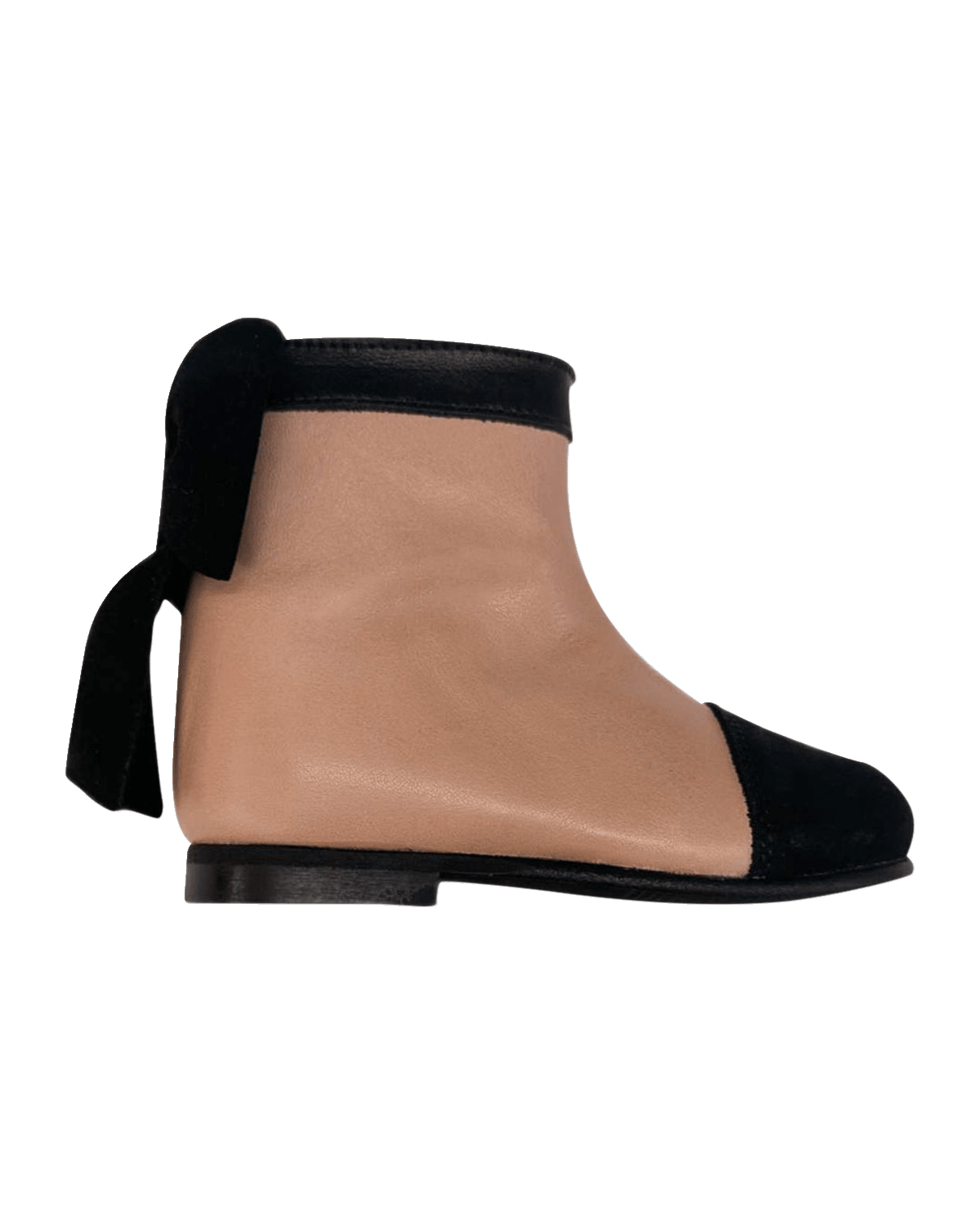 Petite Maison Kids Girl's Clara Bow Leather Booties, Size 5-13