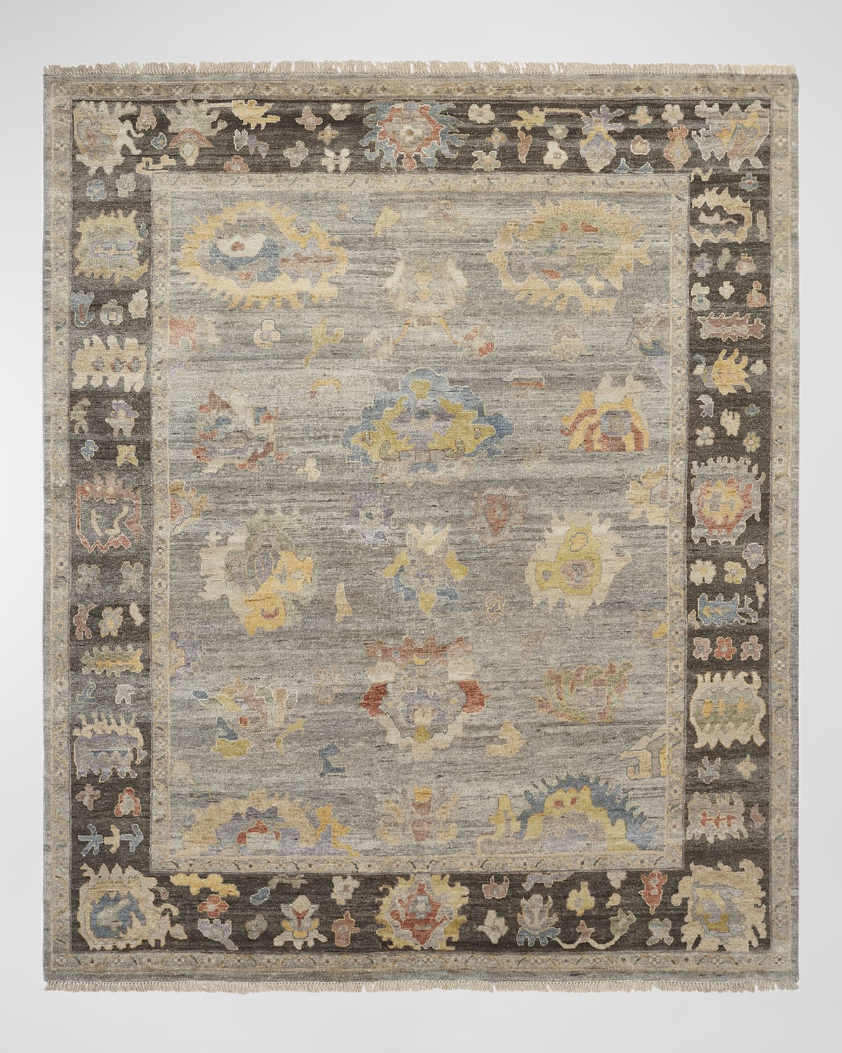 Haven & Loom Eleanor Gray Hand-Knotted Rug | Thumbnail 4 Haven & Loom Eleanor Gray Hand-Knotted Rug | Thumbnail 4