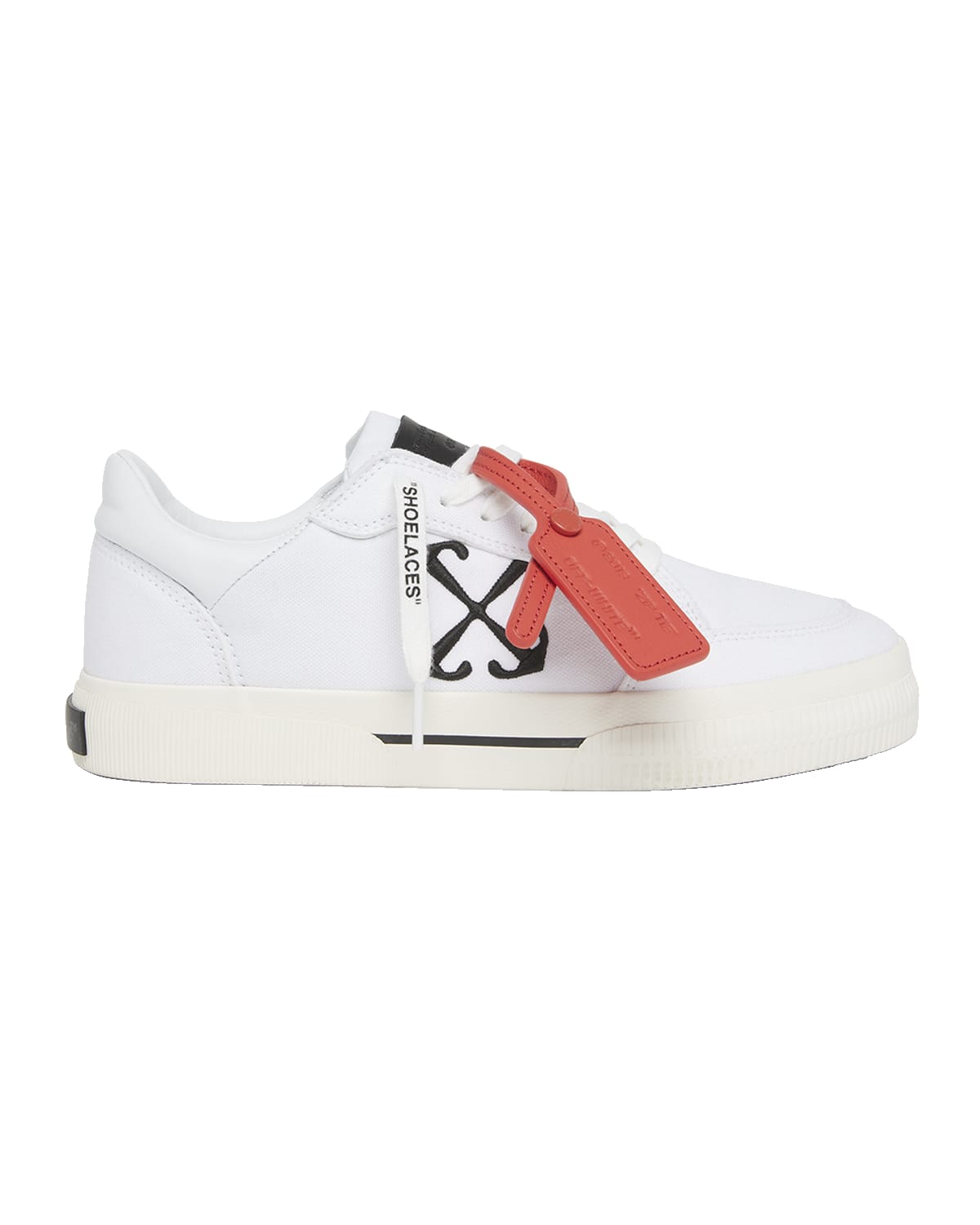 Off-White Vulcanized Canvas Low-Top Sneakers