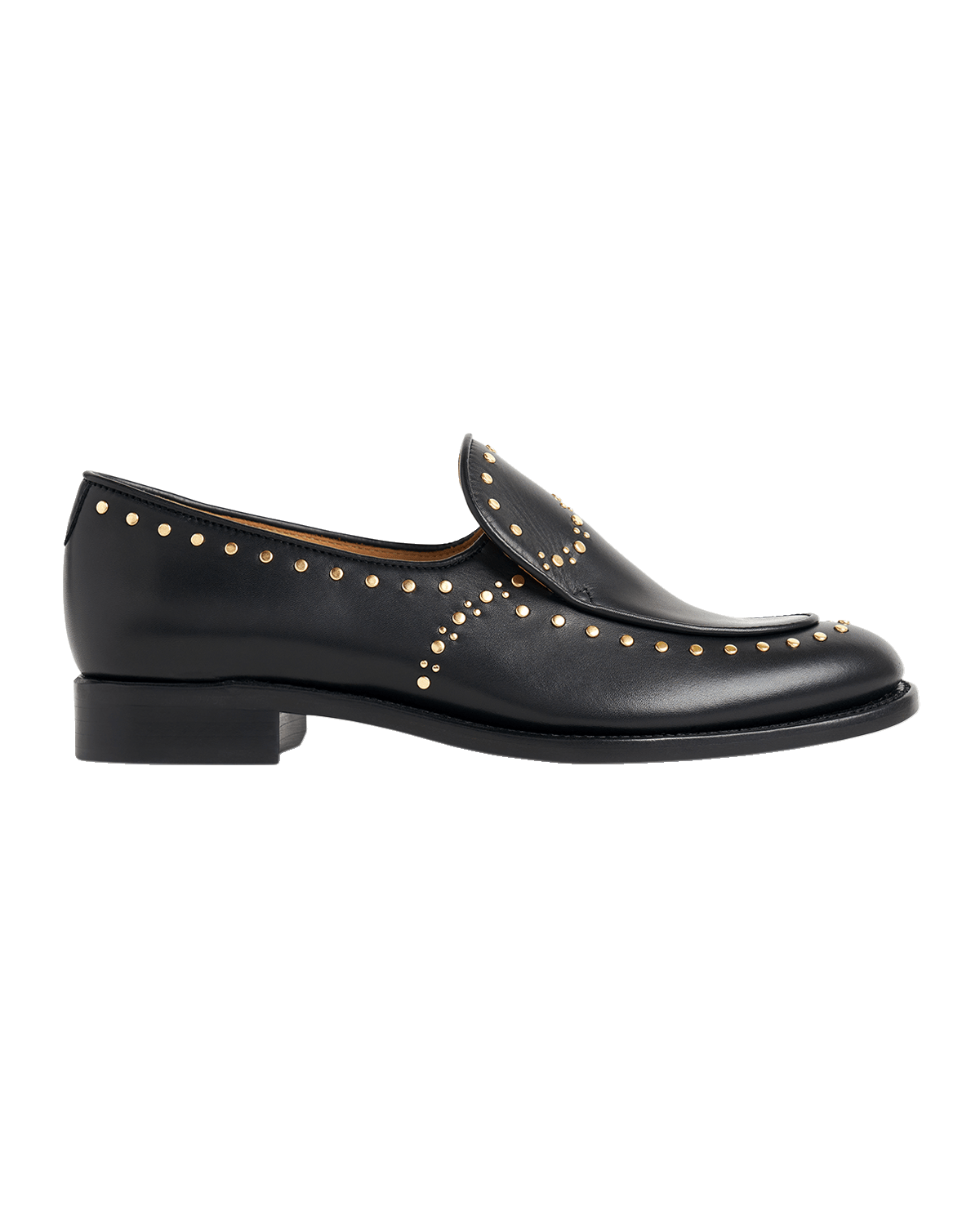 The Office of Angela Scott Miss Cecilia Studded Leather Loafers