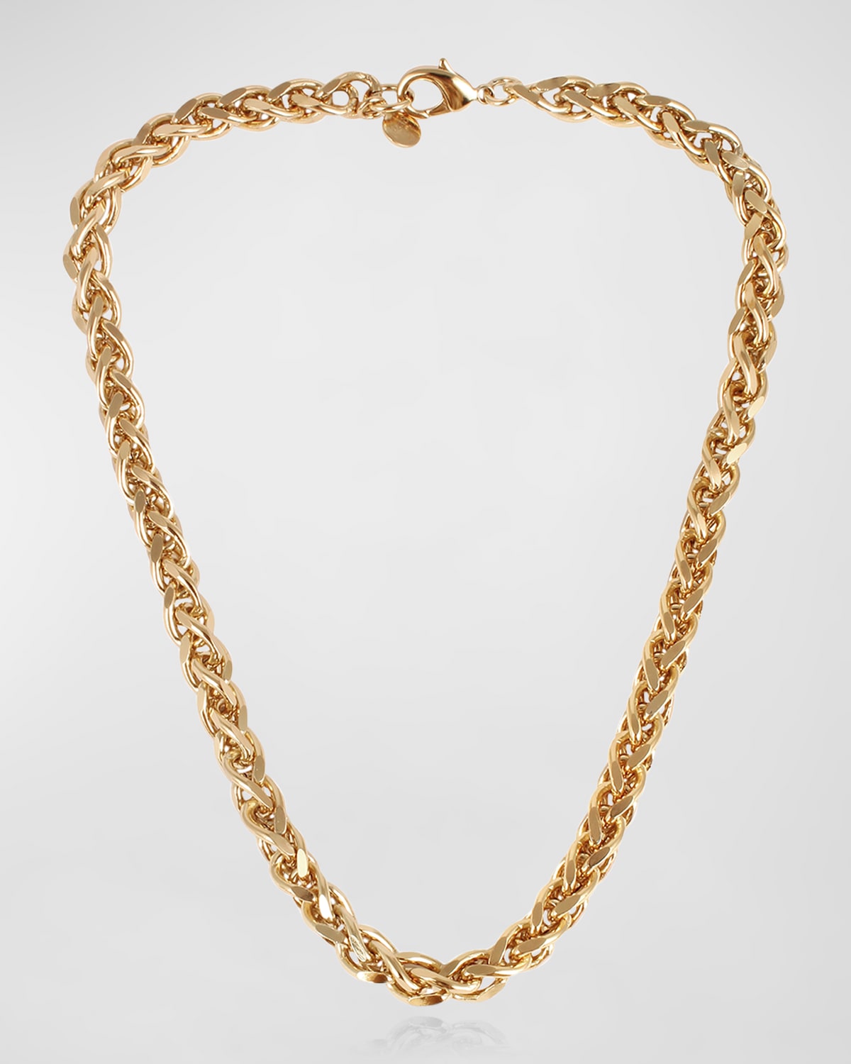 Gas Bijoux Chaine Vintage Gold-Plate Necklace