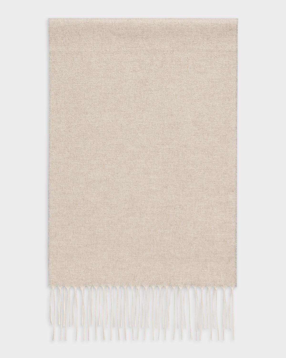 PIACENZA 1733 Men's Two-Tone Cashmere-Silk Scarf