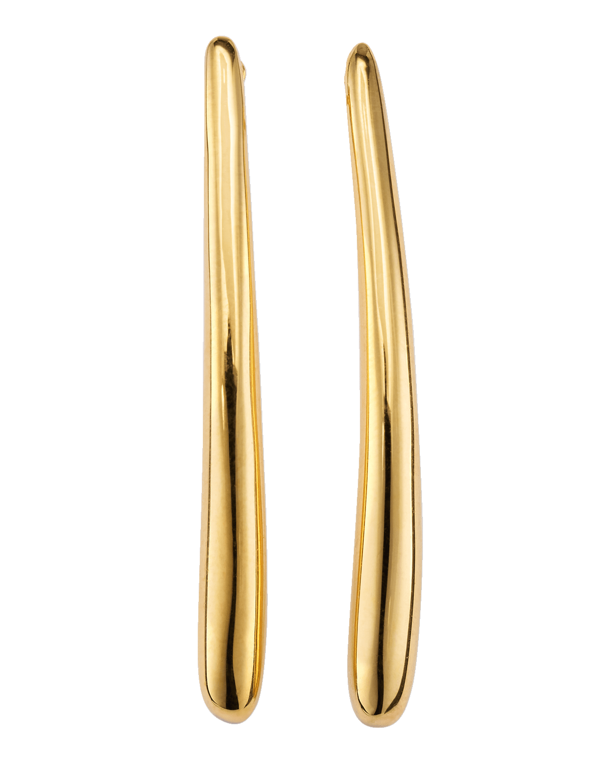 Lisa Nik 18K Yellow Gold Line Earrings