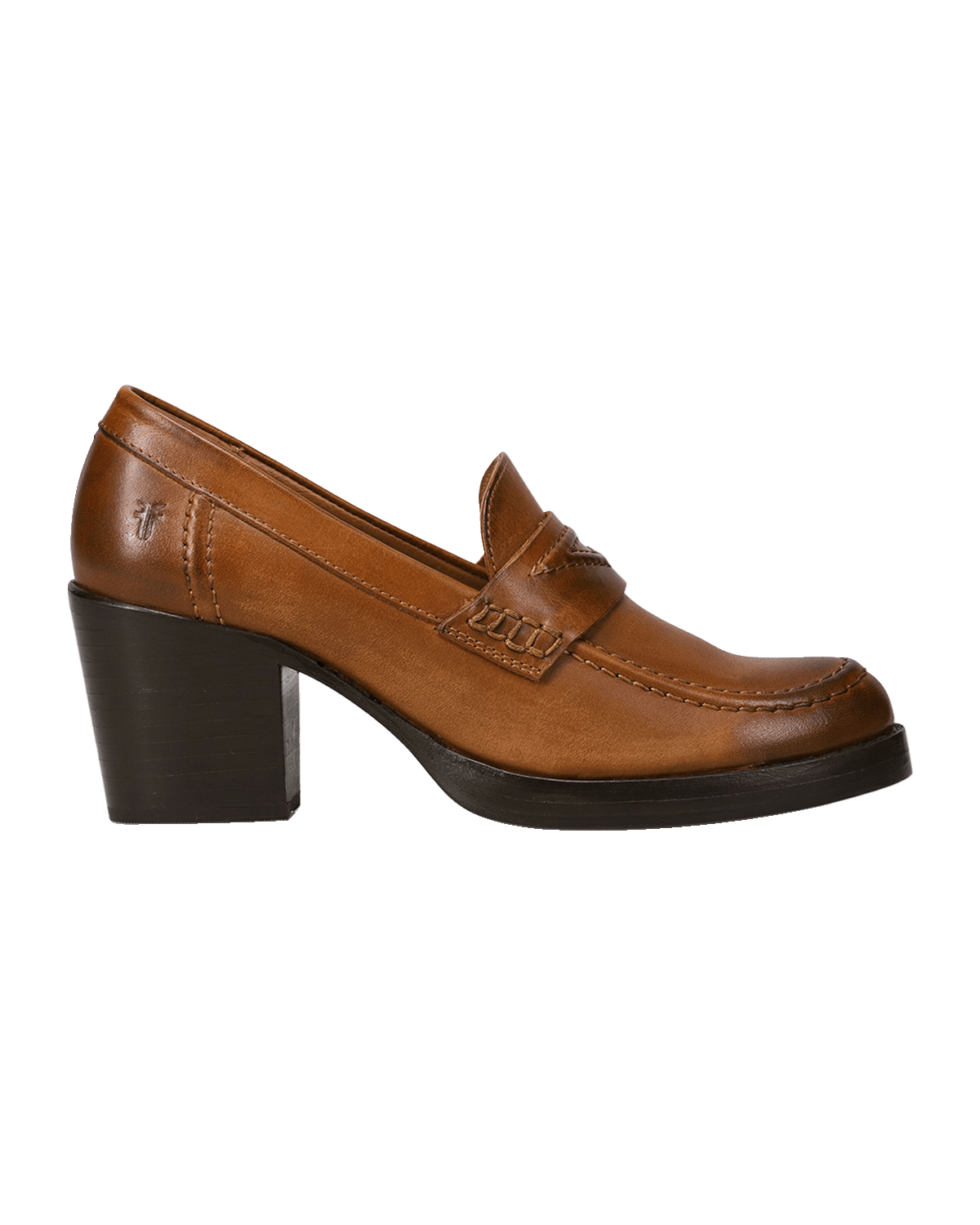 Frye Jean Calfskin Heeled Loafers