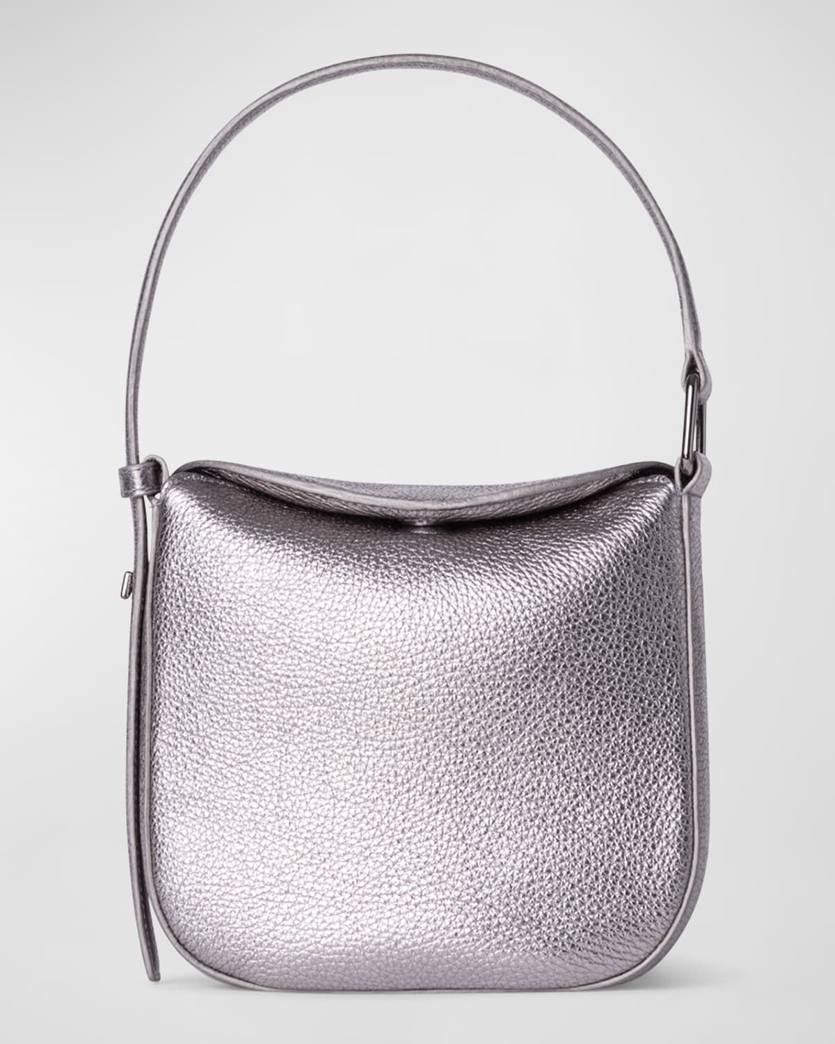 Akris Anna Mini Leather Hobo Bag