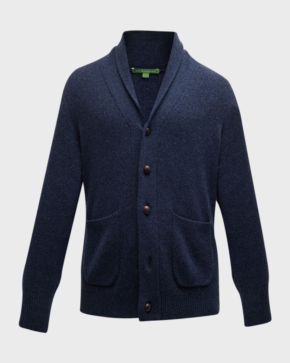 Sid Mashburn Men's Wool-Blend Shawl Cardigan