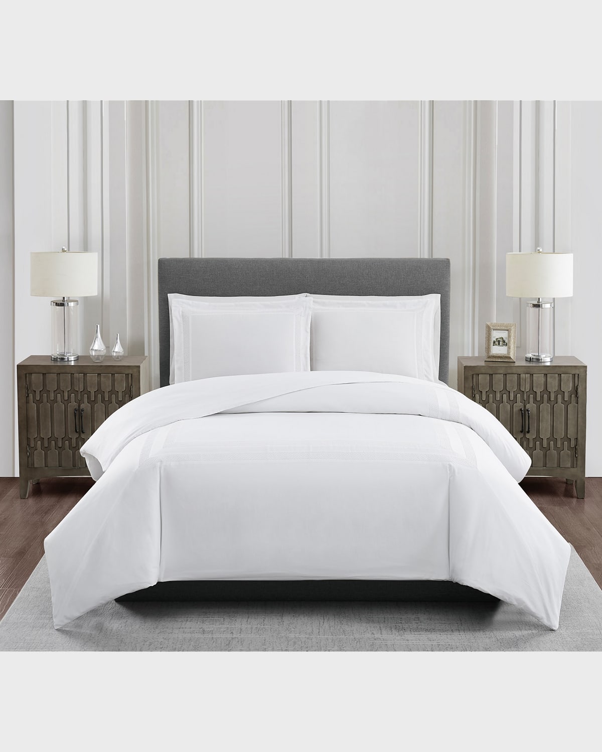 Charisma Bristol Embroidered Queen 3-Piece Comforter Set