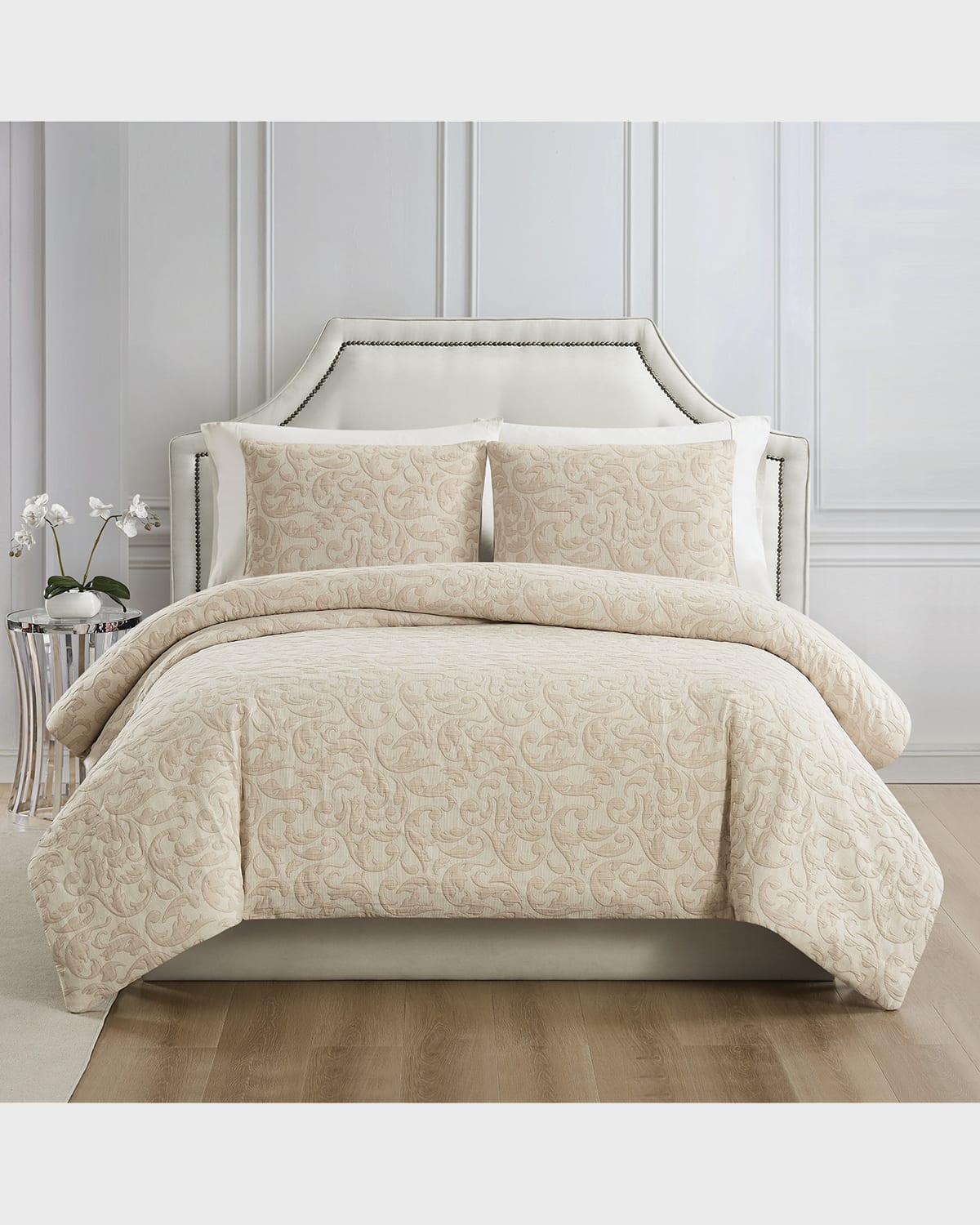 Charisma Regan Matelasse King/California King 3-Piece Duvet Cover Set