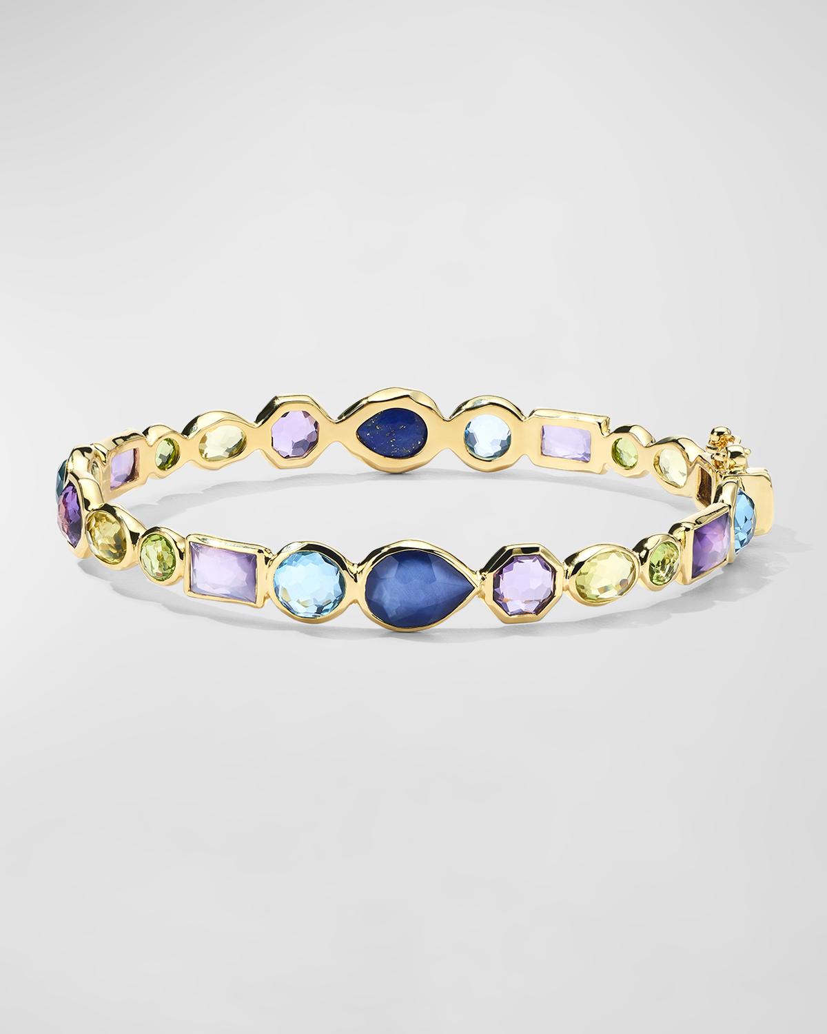 18K Rock Candy Hero Gelato Hinge Bangle Bracelet