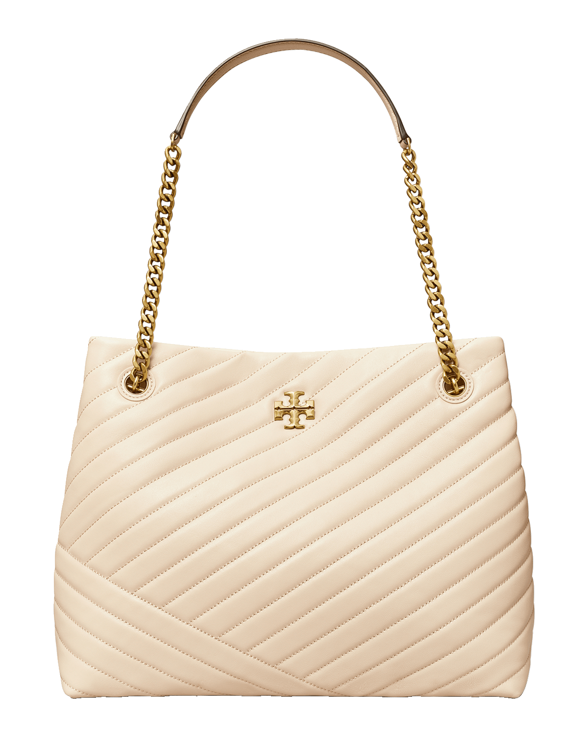 Tory Burch Kira Chevron-Quilted Leather Tote Bag