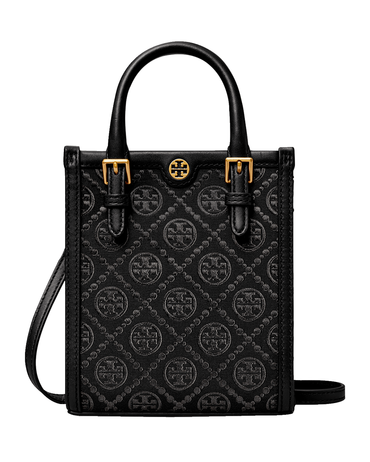 Tory Burch Mini T Monogram Canvas Tote Bag