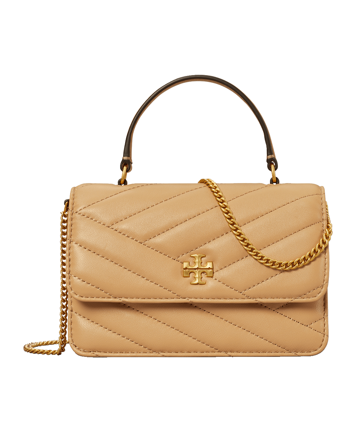 Tory Burch Kira Mini Quilted Top-Handle Bag