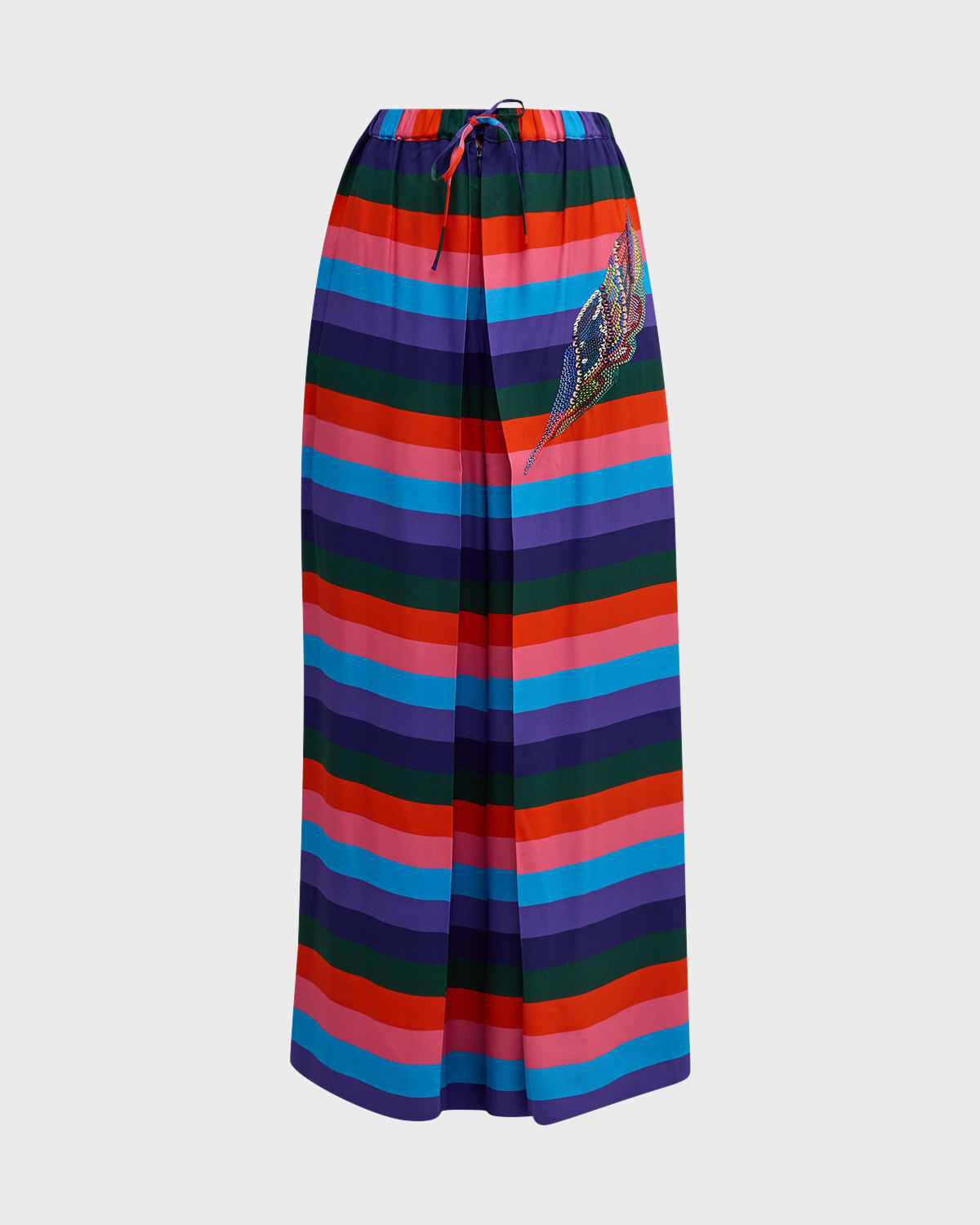 Rianna + Nina Kipos Loulou Glam Wide-Leg Skirt Pants