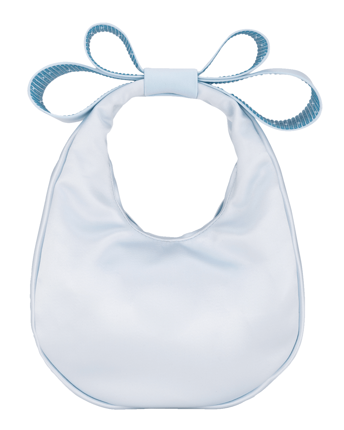 MACH & MACH Small Embellished Bow Satin Top-Handle Bag