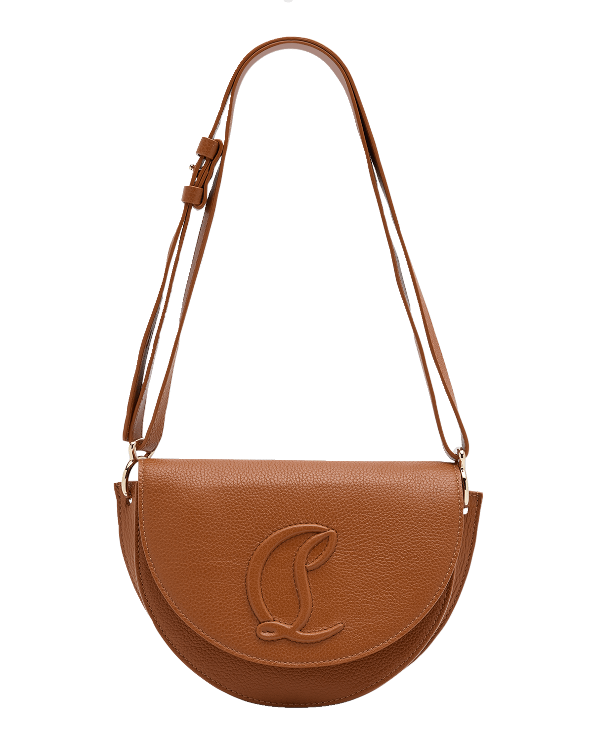 Christian Louboutin By My Side Crossbody in Leather with CL Logo