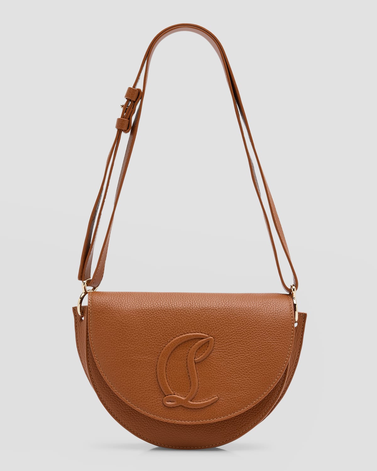 Christian Louboutin By My Side Crossbody in Leather with CL Logo