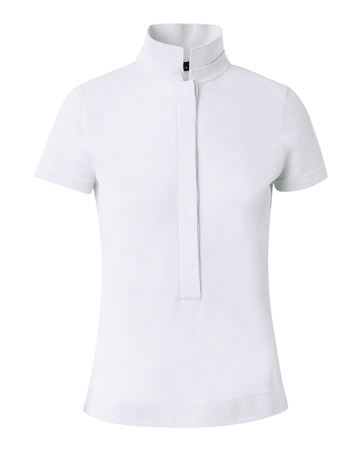 Akris Cotton Pique Knit Polo Top