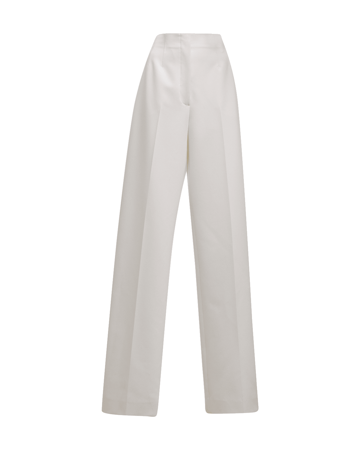 Lela Rose High-Rise Straight-Leg Crepe Pants