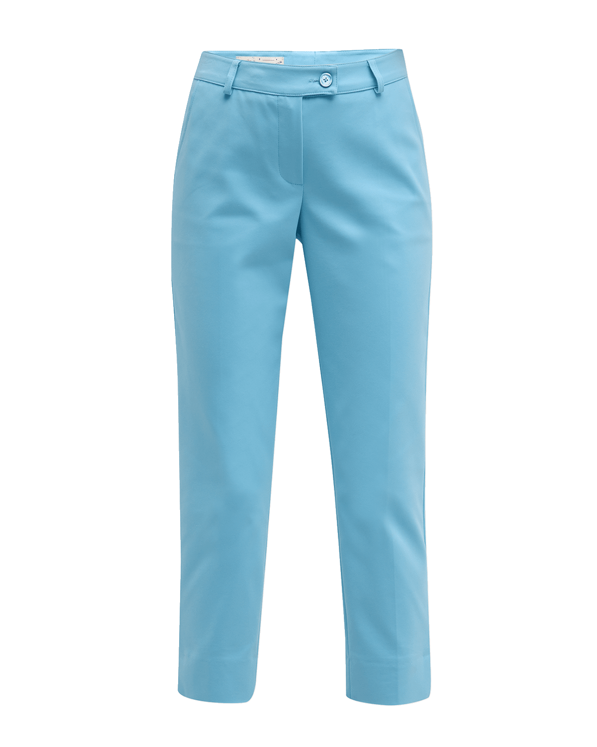 Maison Common Mid-Rise Slim-Leg Ankle Cotton-Blend Pants