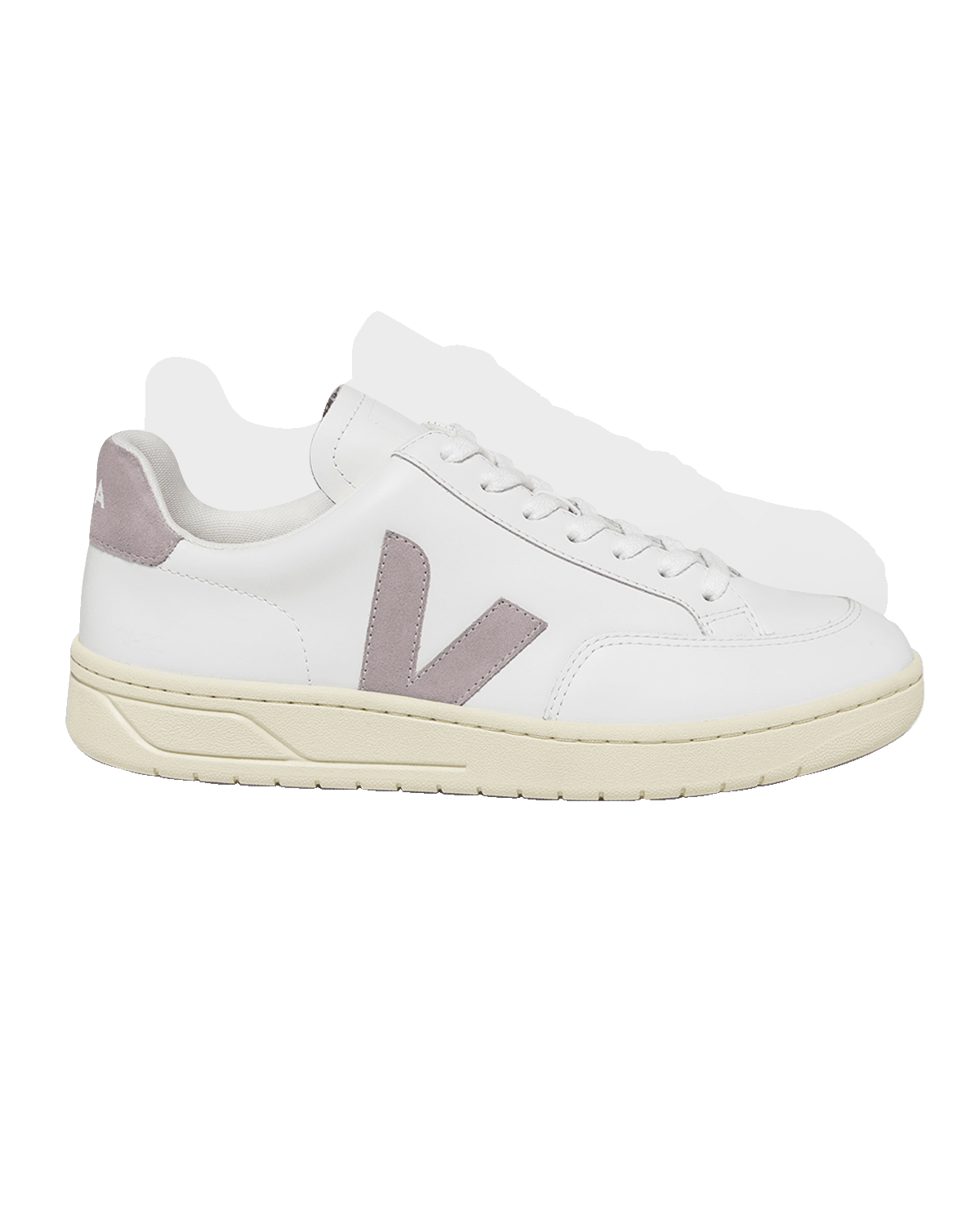 VEJA V-12 Mixed Leather Low-Top Sneakers