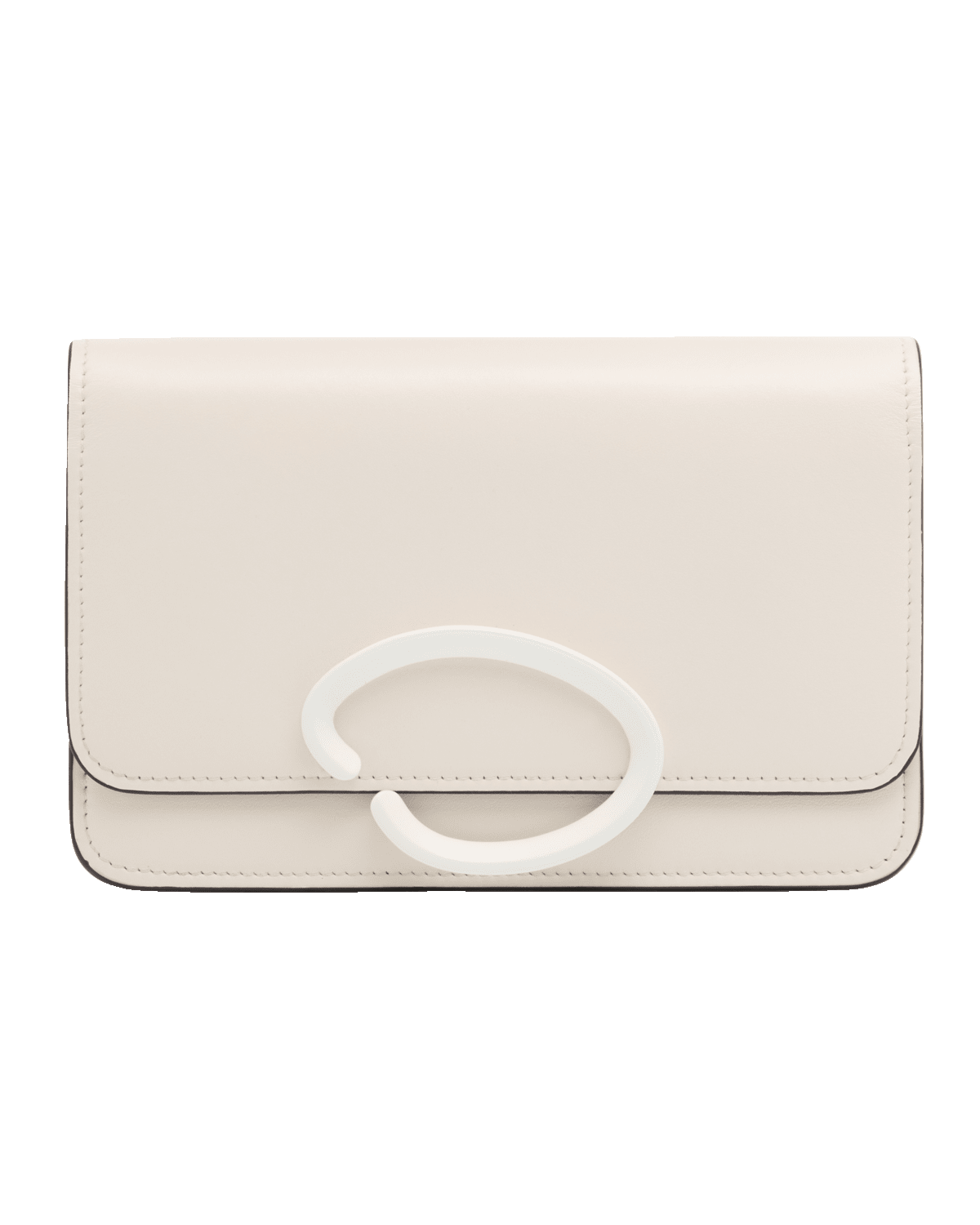 Oscar de la Renta O Pochette Leather Crossbody Bag