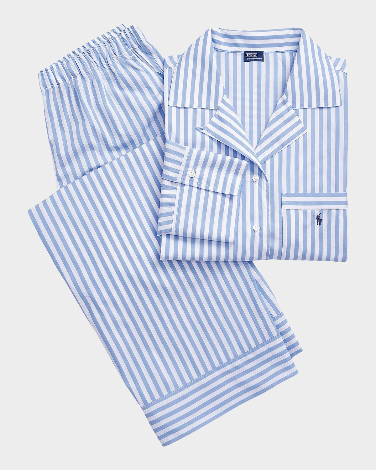 The Bailey Cotton Poplin Pajama Set