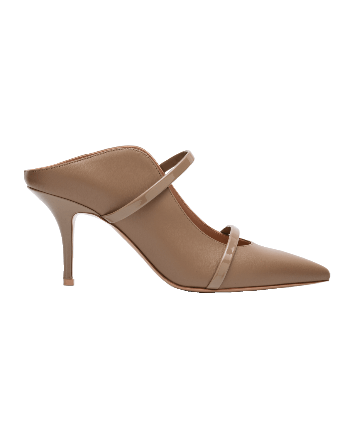Malone Souliers Maureen Leather Dual-Band Mule Pumps