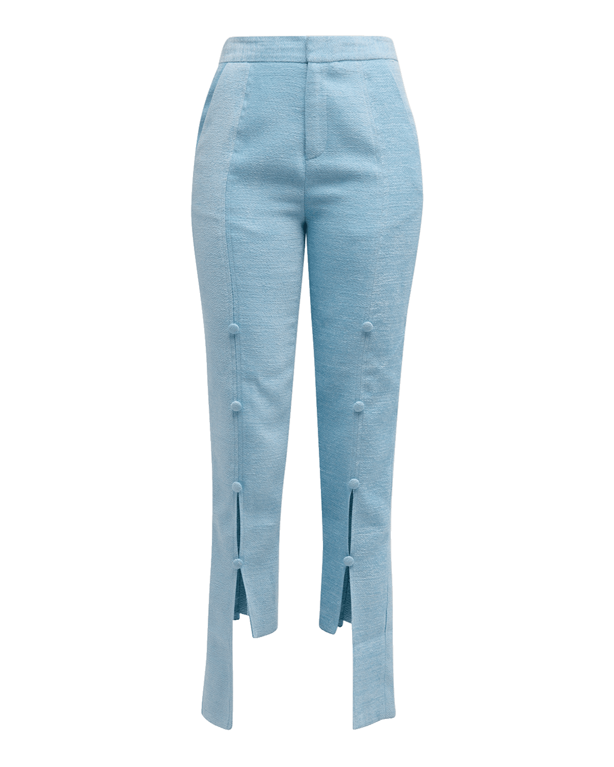 Hellessy Juno Paneled Button Accent Staggered Pants