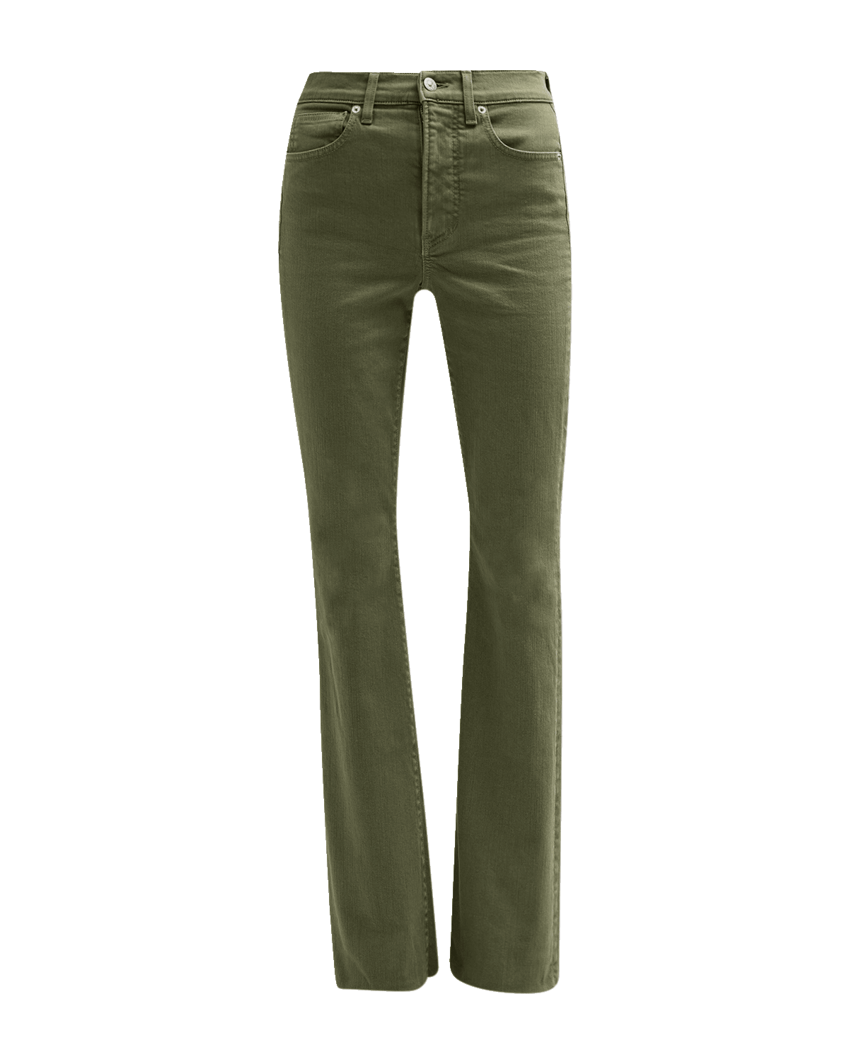 Veronica Beard Cameron Bootcut Raw Hem Jeans