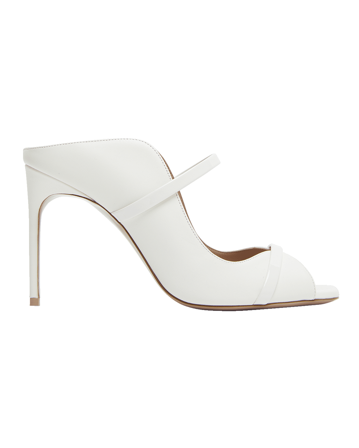 Malone Souliers Noah Leather Two-Band Mule Sandals