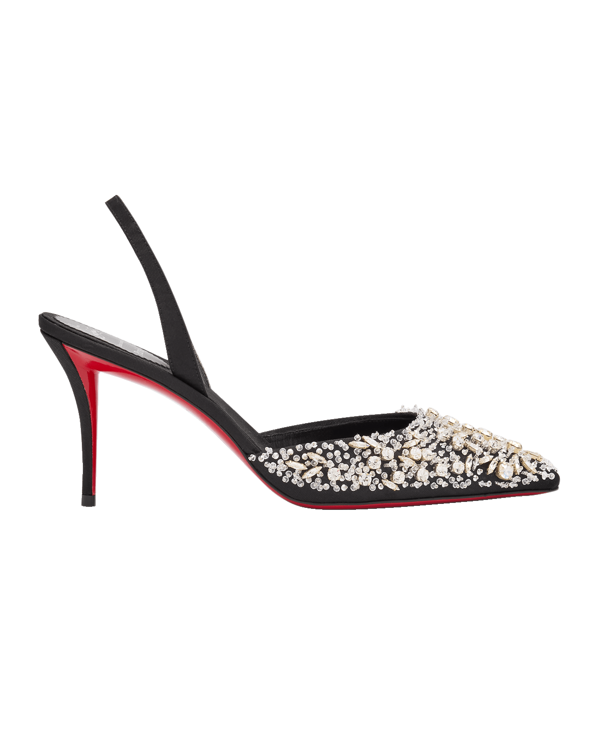 Christian Louboutin Queenissima Embellished Red Sole Slingback Pumps