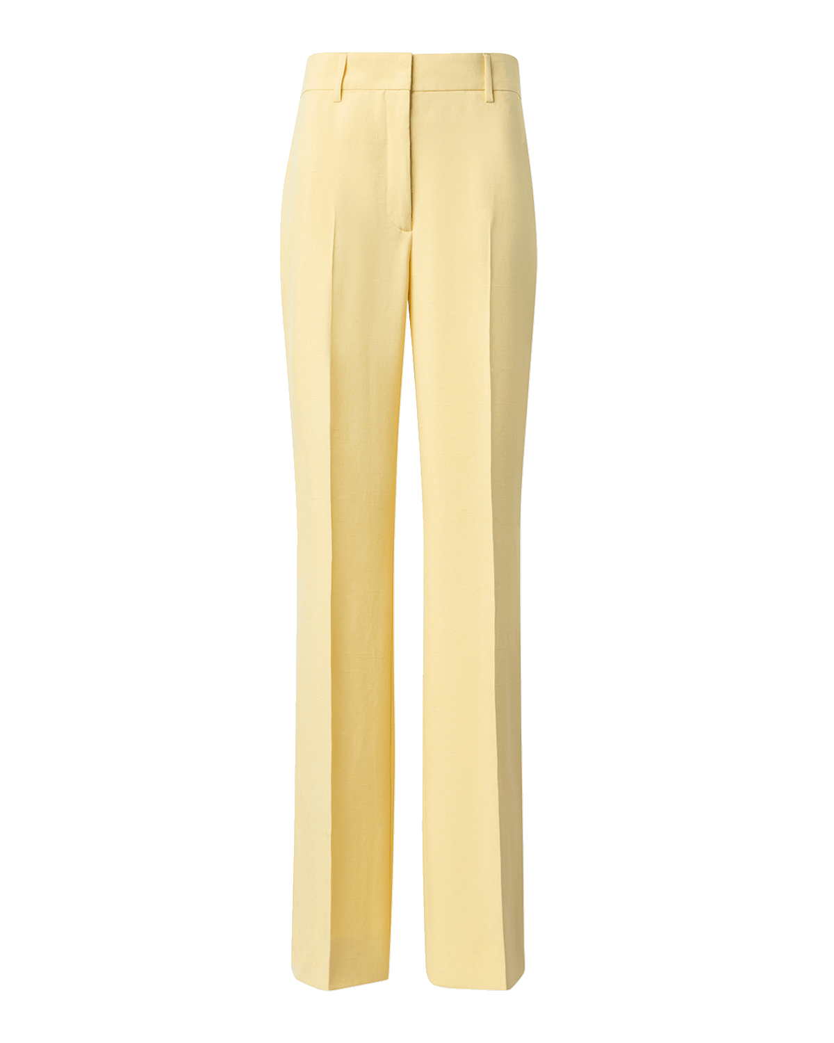 Akris Florine High-Rise Straight-Leg Shantung Silk Pants