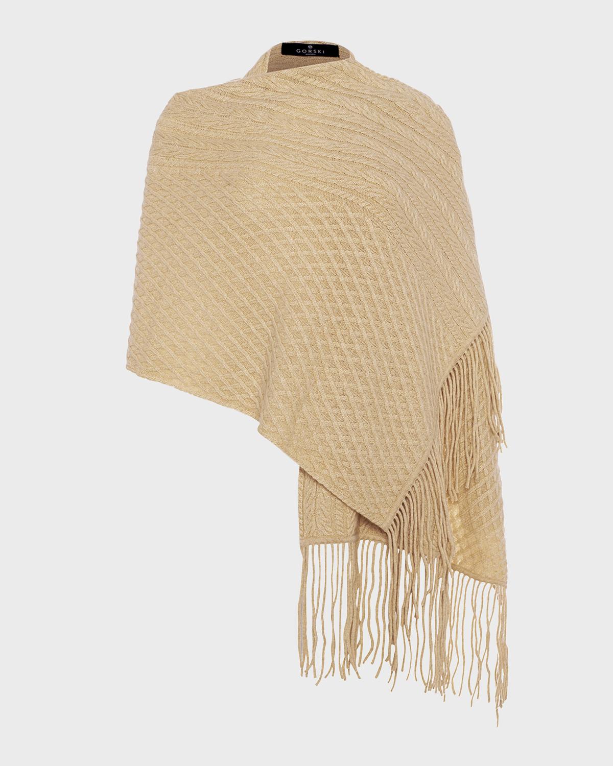 Gorski Knit Cashmere Scarf