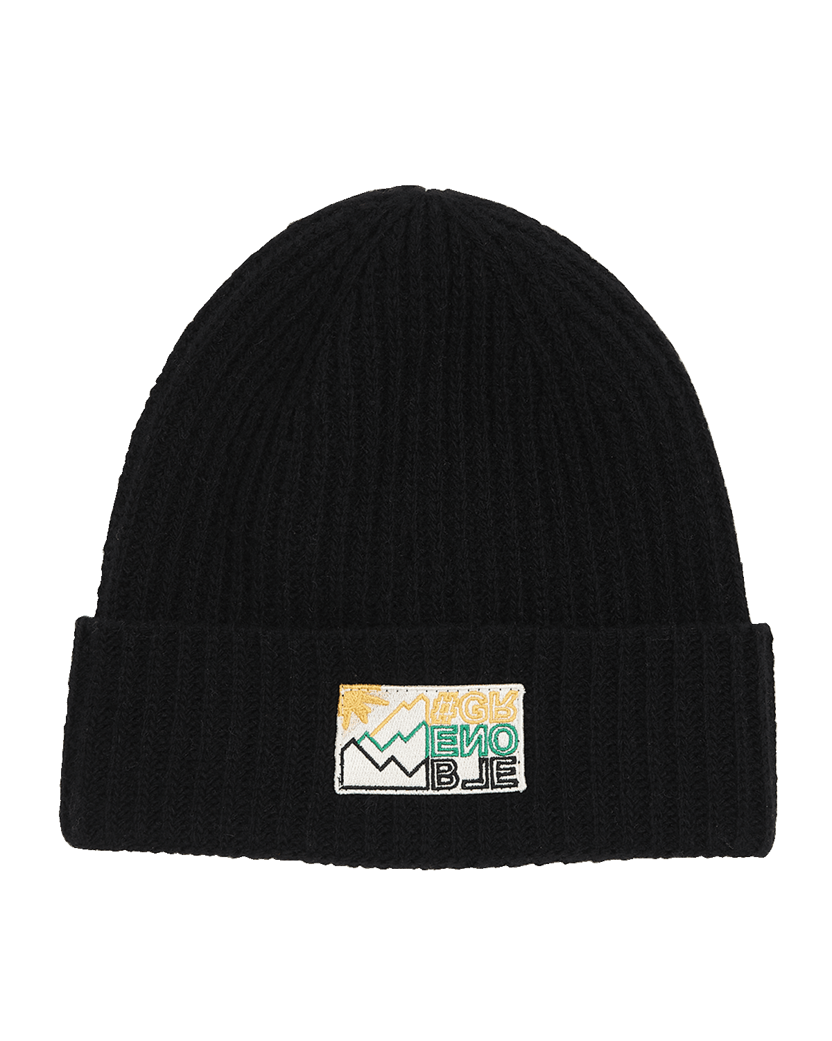 Moncler Grenoble Kid's Rib-Knit Wool Logo-Patch Beanie