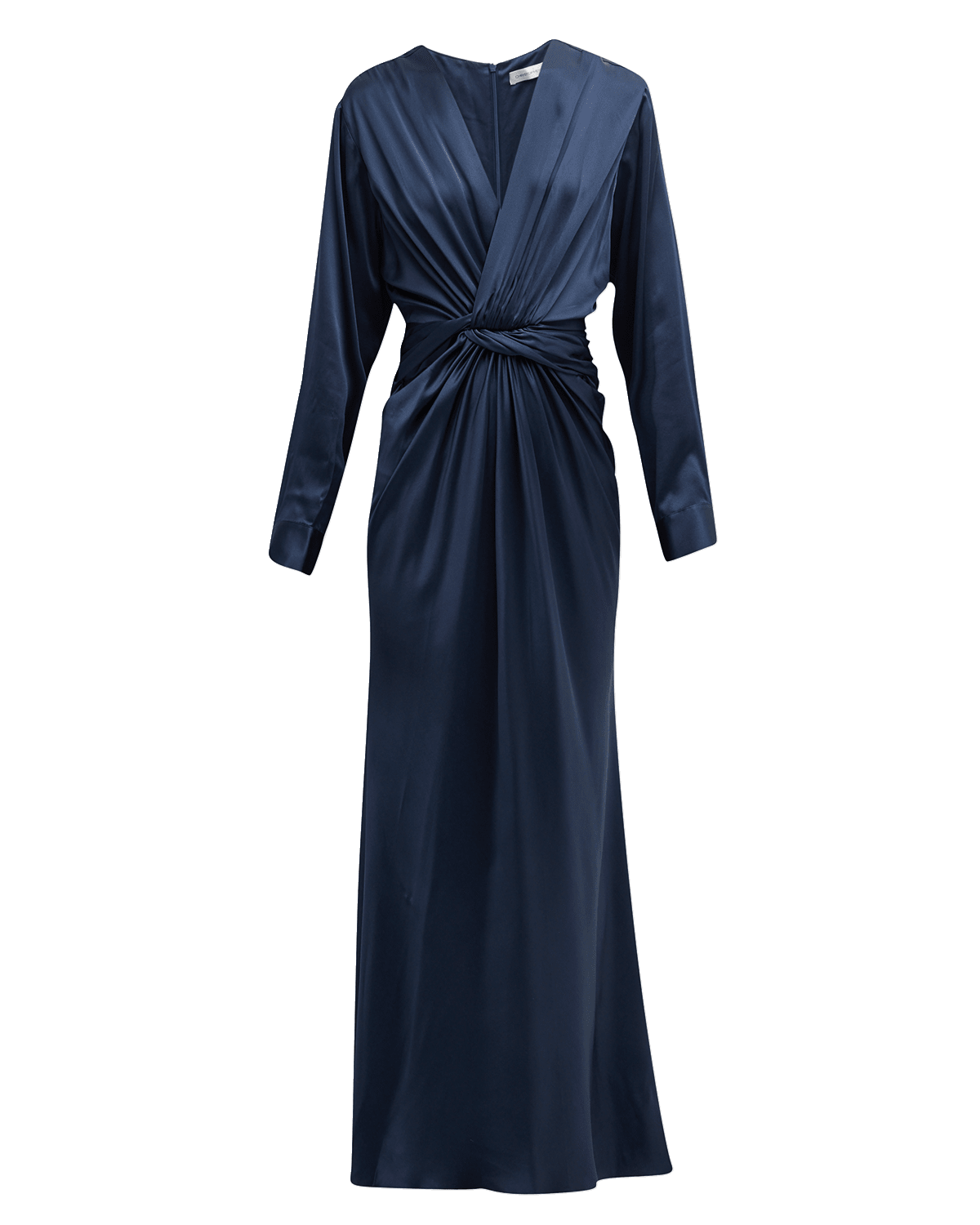 Christopher Esber Triquetra Twist Silk Maxi Dress