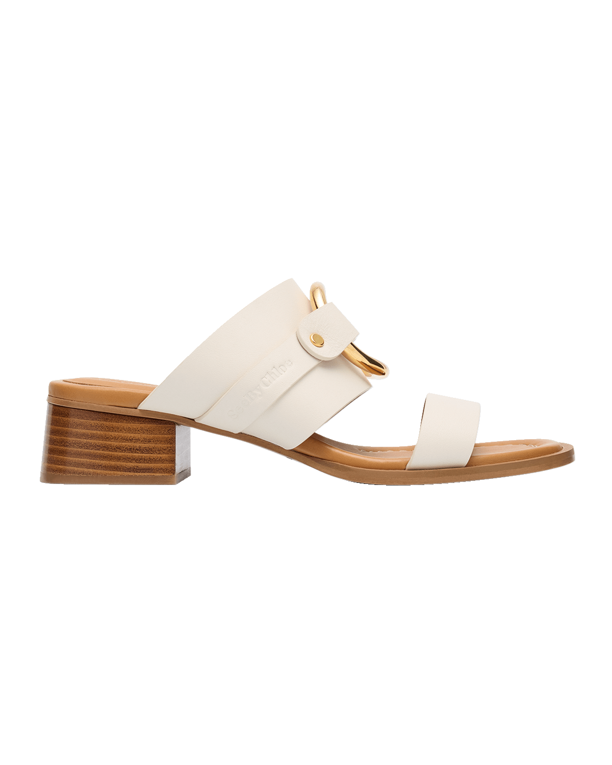 See by Chloe Hana Leather Ring Slide Sandals
