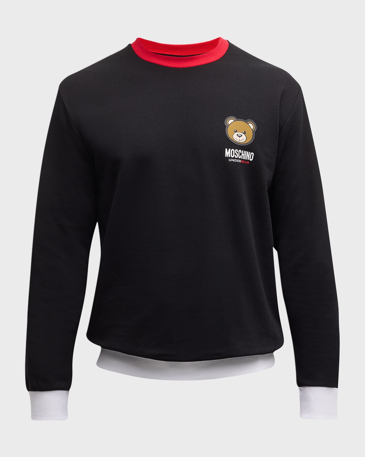 Moschino Men's Tricolor Underbear Sweatshirt