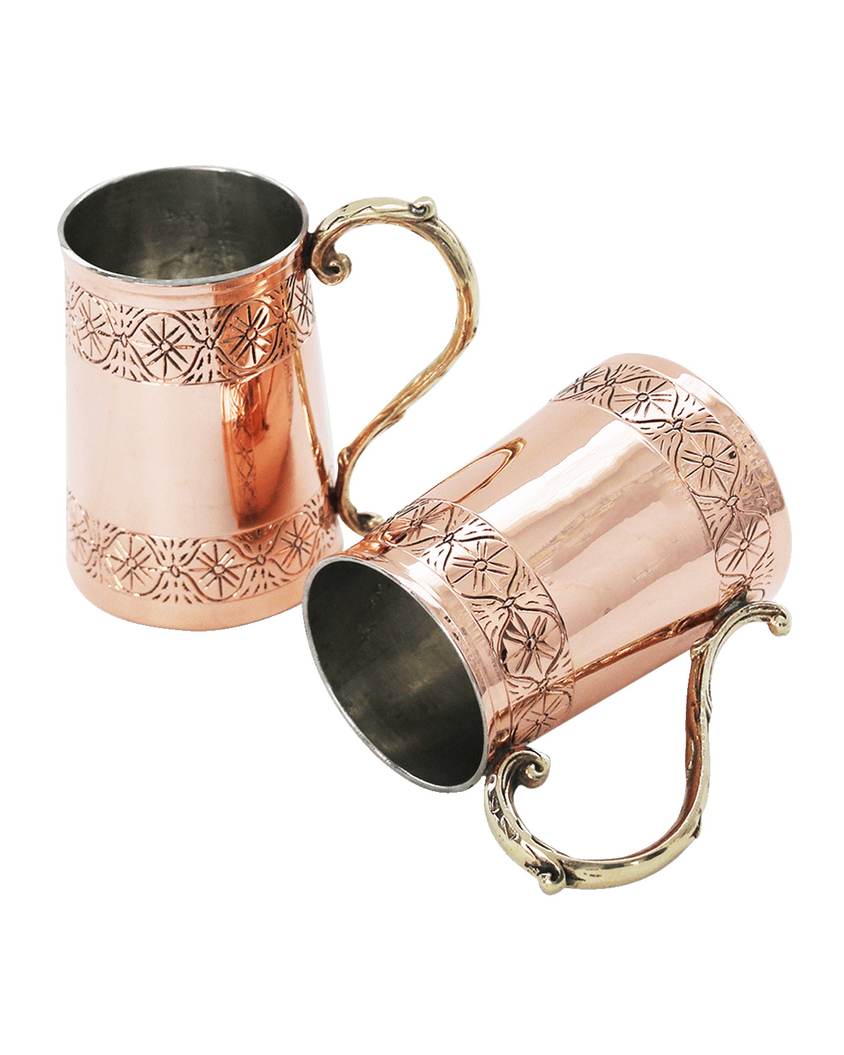 Coppermill Kitchen Vintage-Inspired Tankard Steins, Set of 2