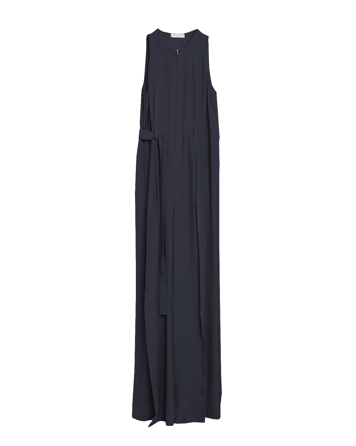 Ulla Johnson Camelia Sleeveless Belted Crepe Straight-Leg Jumpsuit