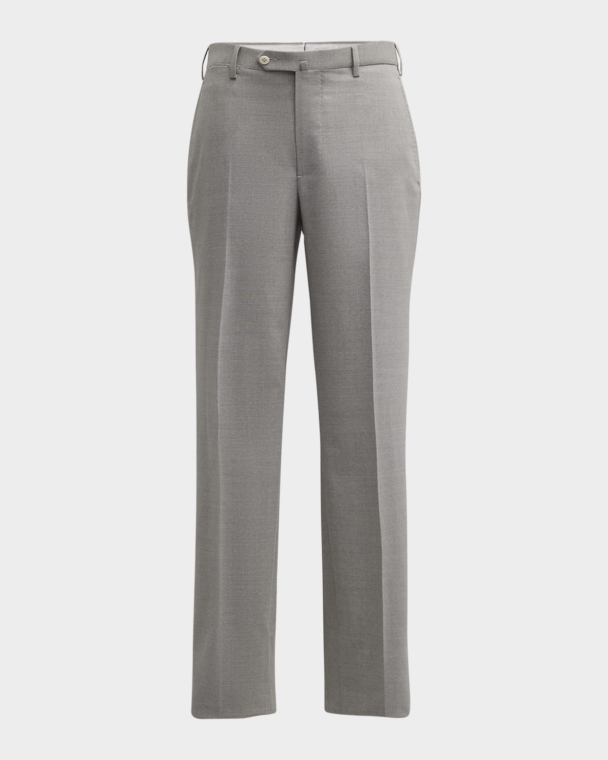 Isaia Men's Cropped Linen-Blend Pants