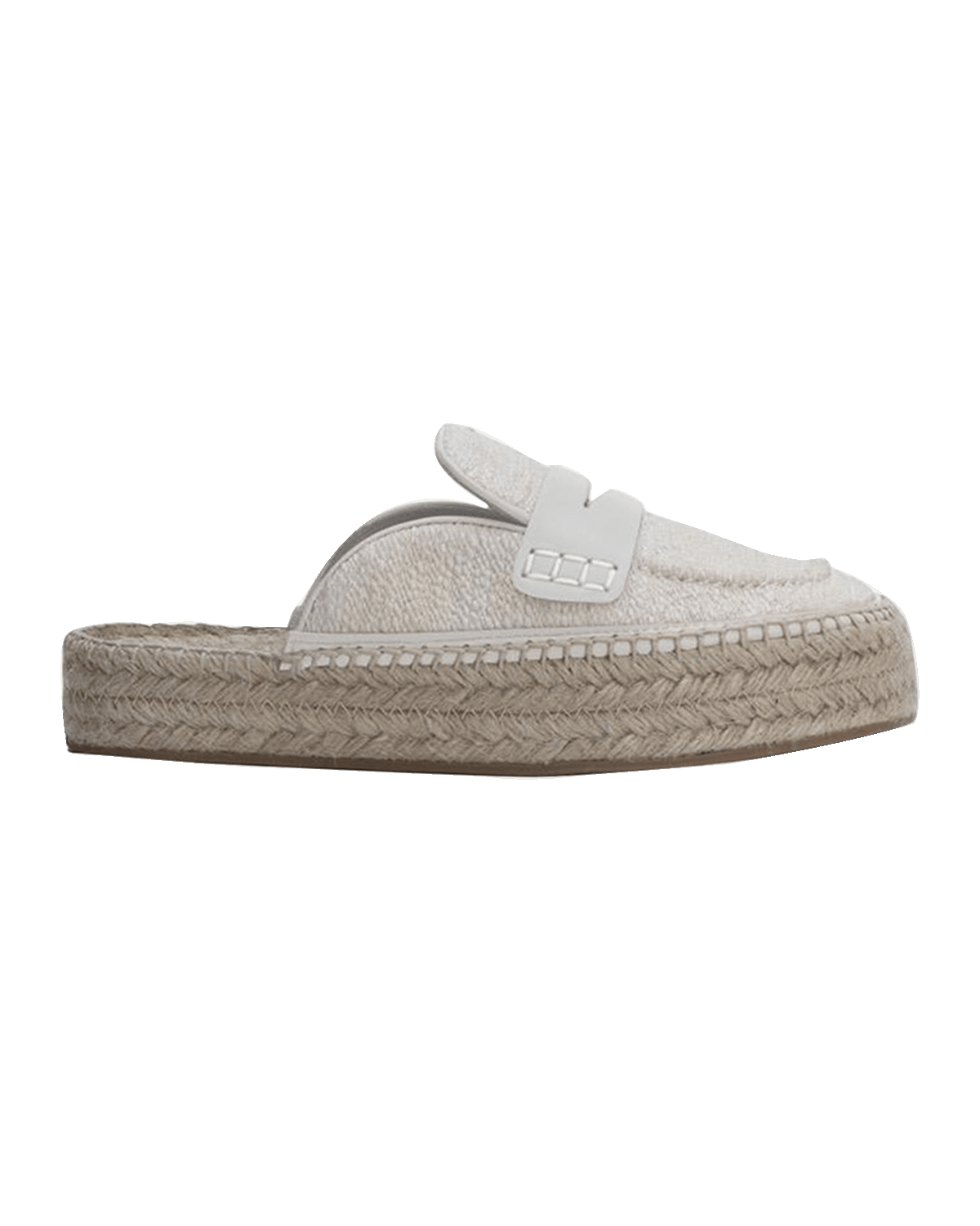 JW Anderson Cotton Penny Loafer Espadrille Mules