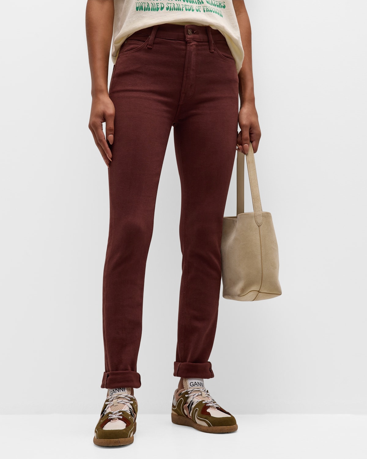 MOTHER The Mid-Rise Dazzler Skimp Jeans