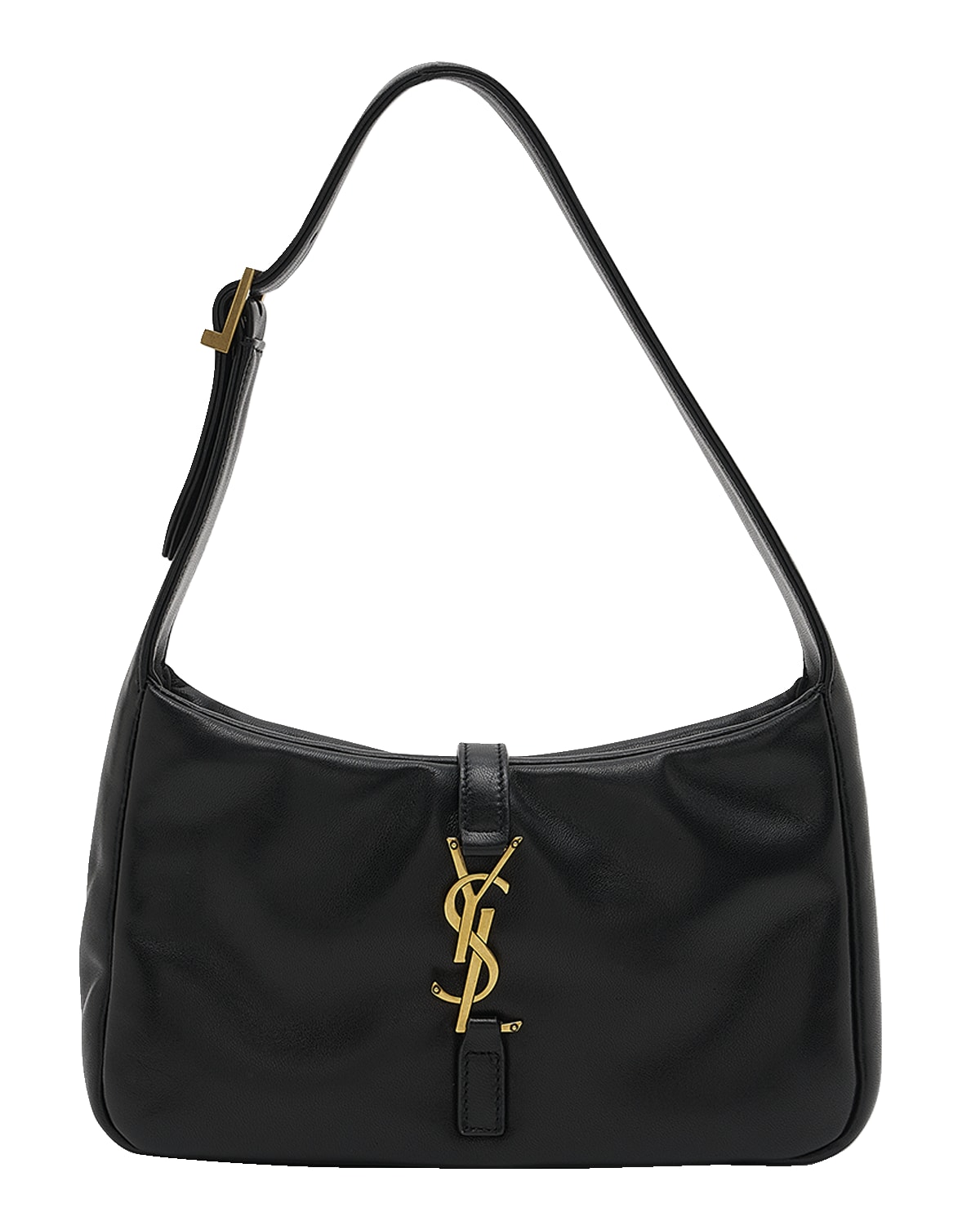 Saint Laurent Le 5 A 7 YSL Shoulder Bag in Padded Smooth Leather