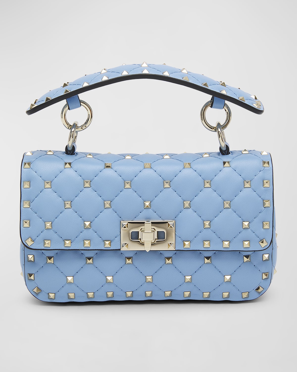Valentino Garavani Small Rockstud Quilted Leather Shoulder Bag