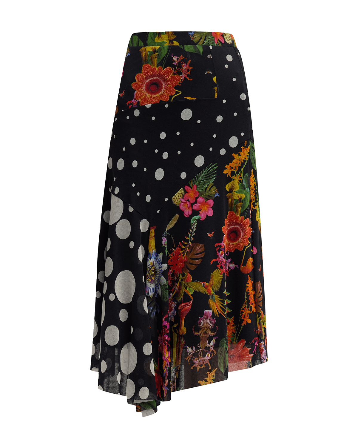 Polo Ralph Lauren Printed Beaded Voile A-Line Skirt | Neiman Marcus