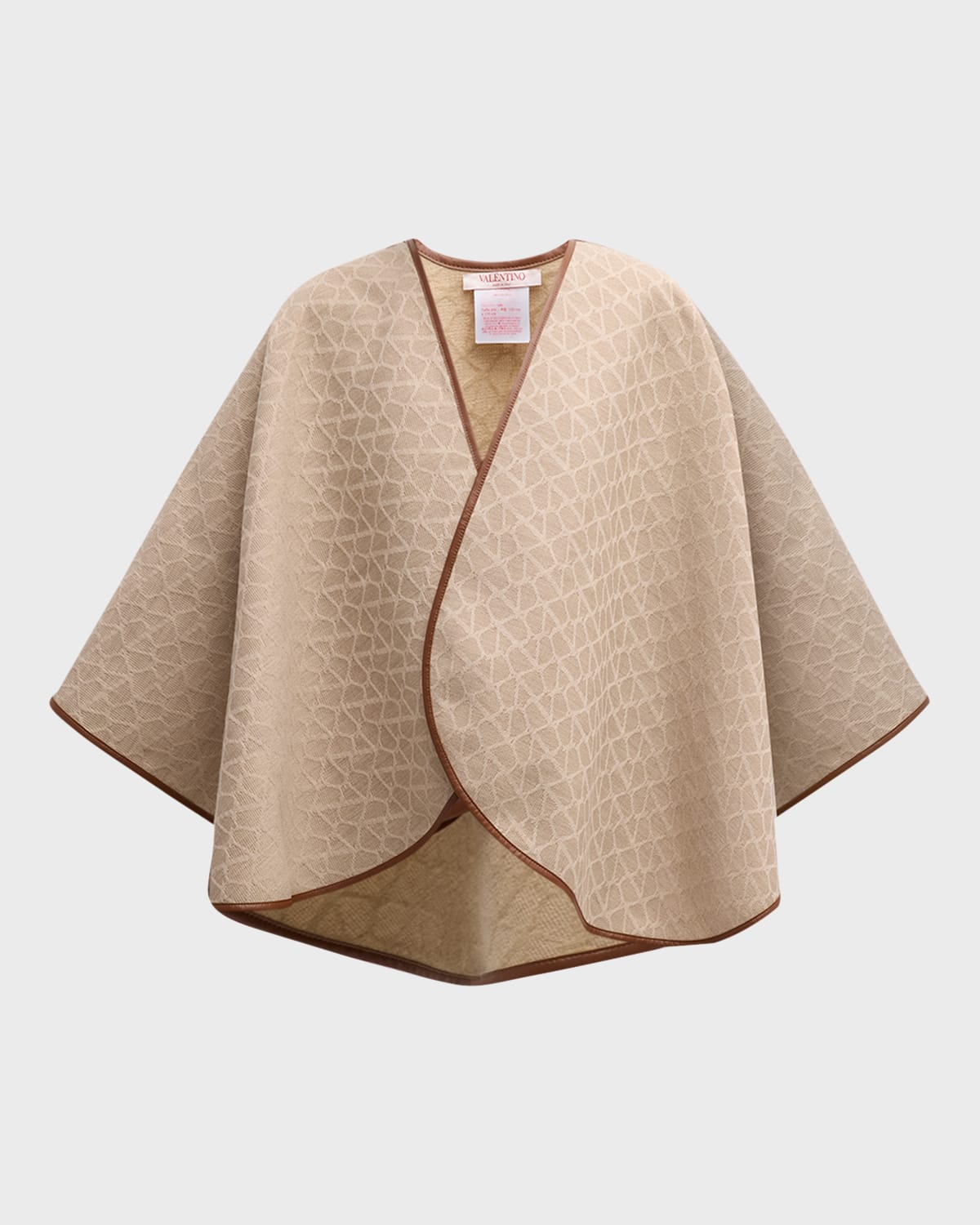 Valentino Garavani Toile Iconographe Mixed-Media Cape