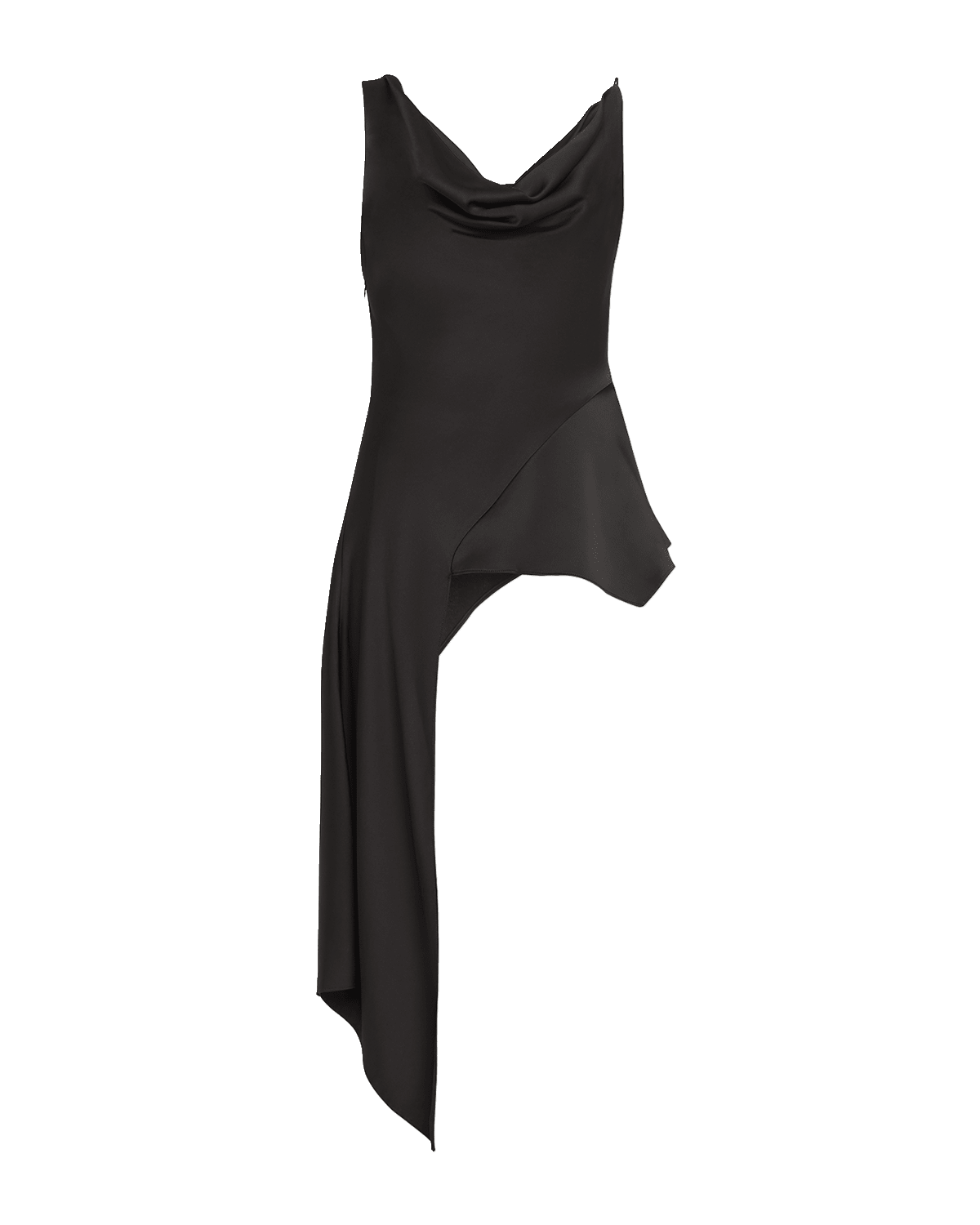 SIMKHAI Ronnie Draped Asymmetric Cowl Tank Top