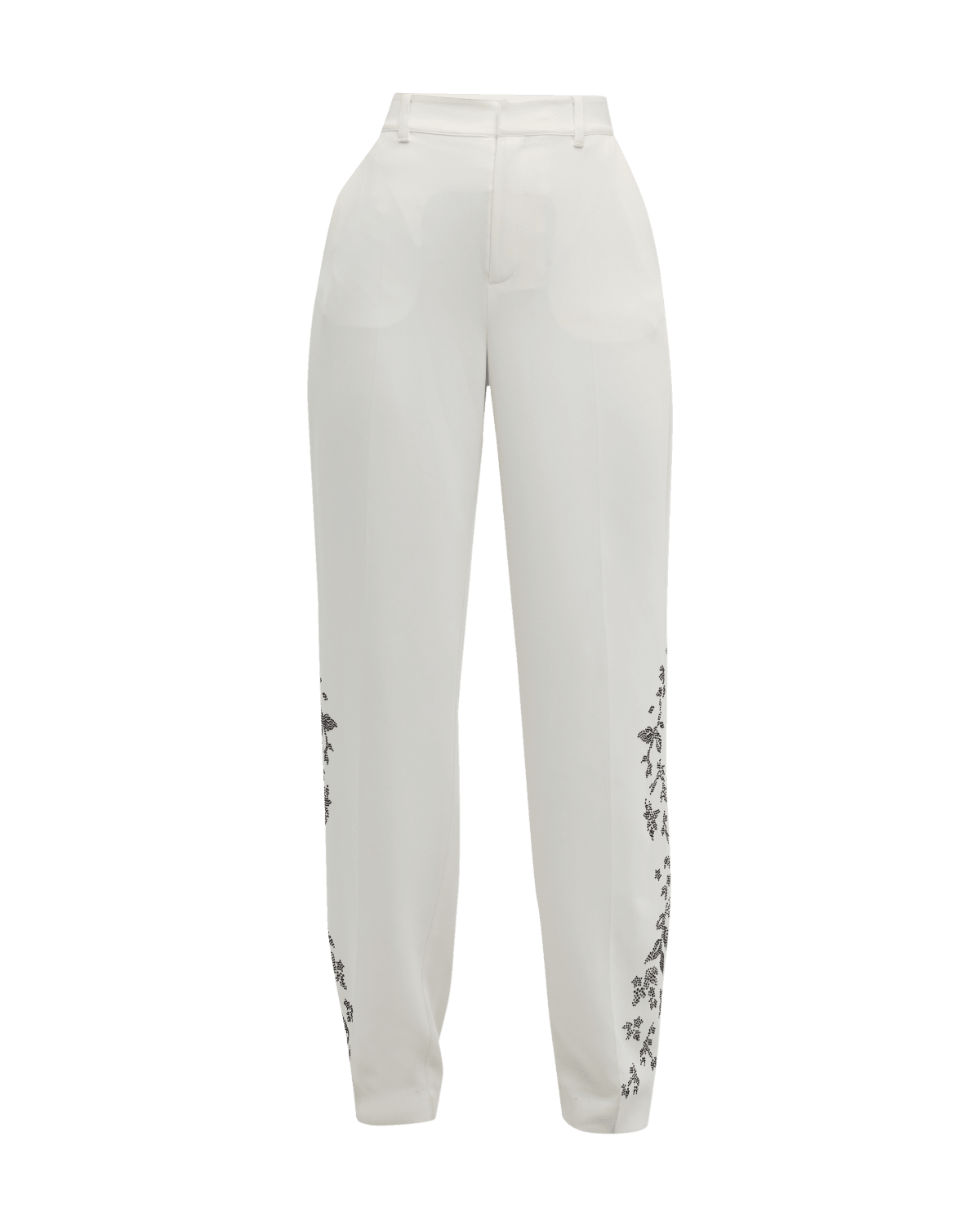 Cinq a Sept Collins Heatset Lilac Vine Straight-Leg Pants