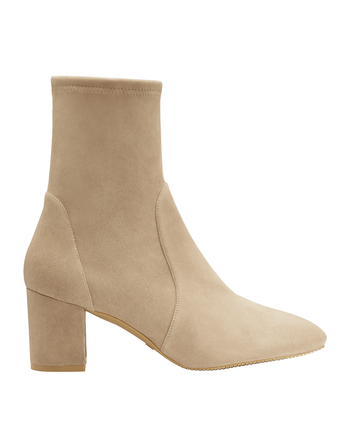 Stuart Weitzman Yuliana Stretch Suede Ankle Booties