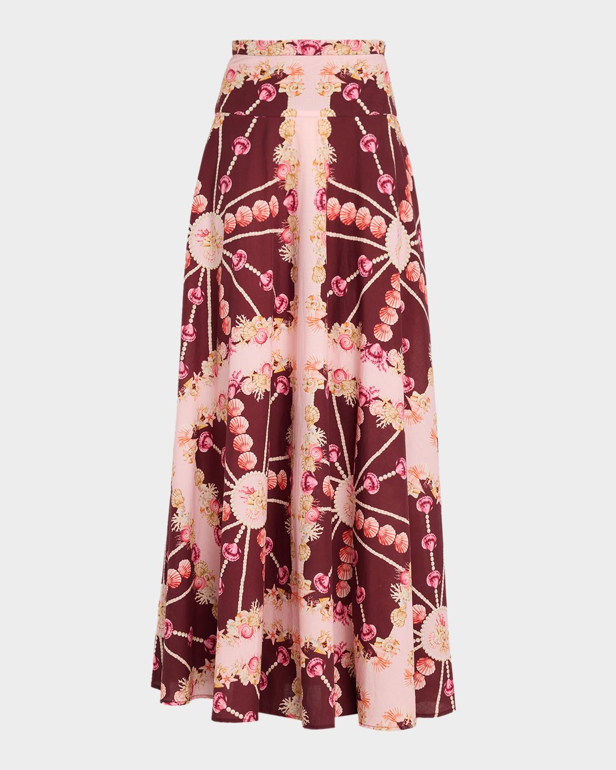 Cara Cara Gabriella Floral Poplin Maxi Skirt